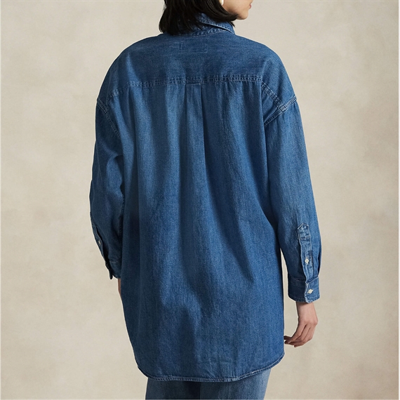 Polo Ralph Lauren Oversized Denim Skjorte, Golfito Wash